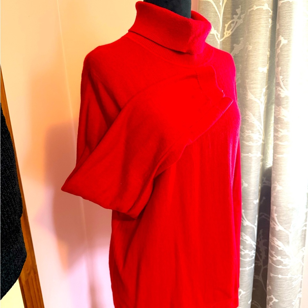 Ladies, extra large, Talbots red long sleeve sweater